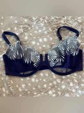 Wacoal Luxe Rare Beauty Underwire Lace Bra Style 55146 Size 36DD